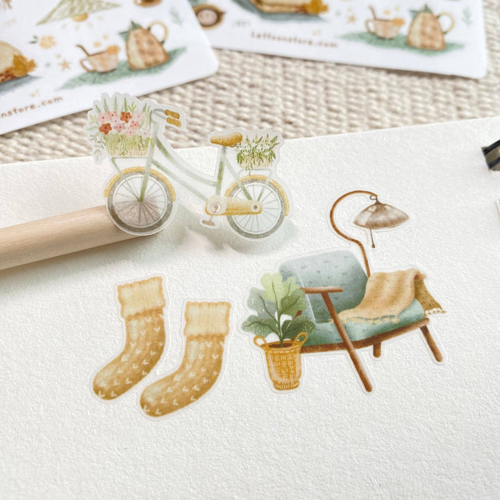 Aesthetic Cozy Vibes | Klistremerker