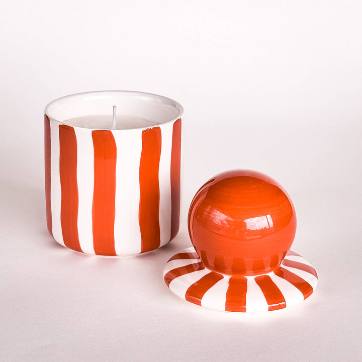 Lys i krukke - Cotto orange