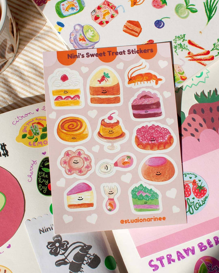 Nini´s Sweet Treats - Klistremerker
