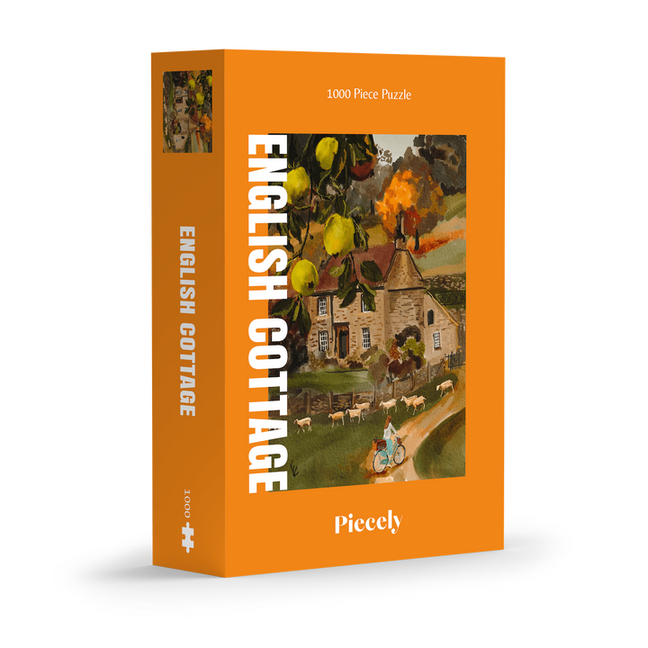 English Cottage - Puslespill med 1000 brikker