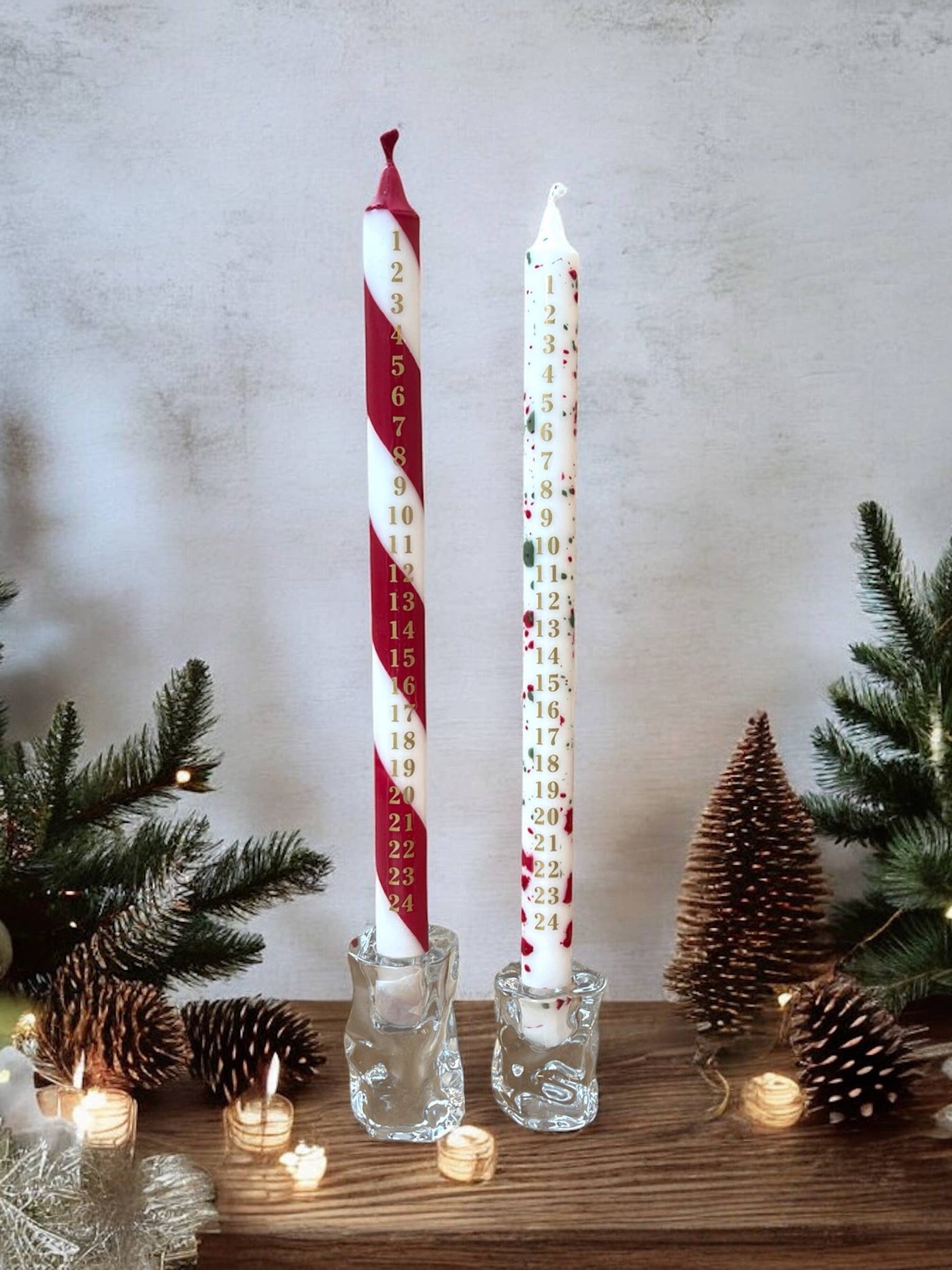 Kalenderlys - Confetti - Christmas