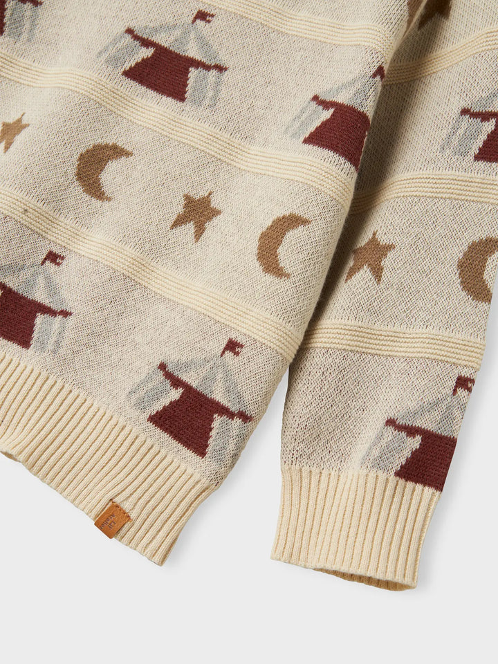 Nmmlamai Ls Knit Lil - Turtledove