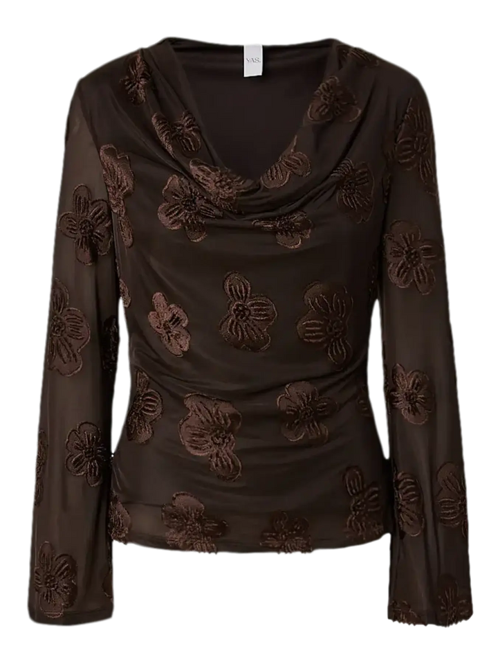 Yasseraphine Ls Top S. - Show - Chocolate Brown