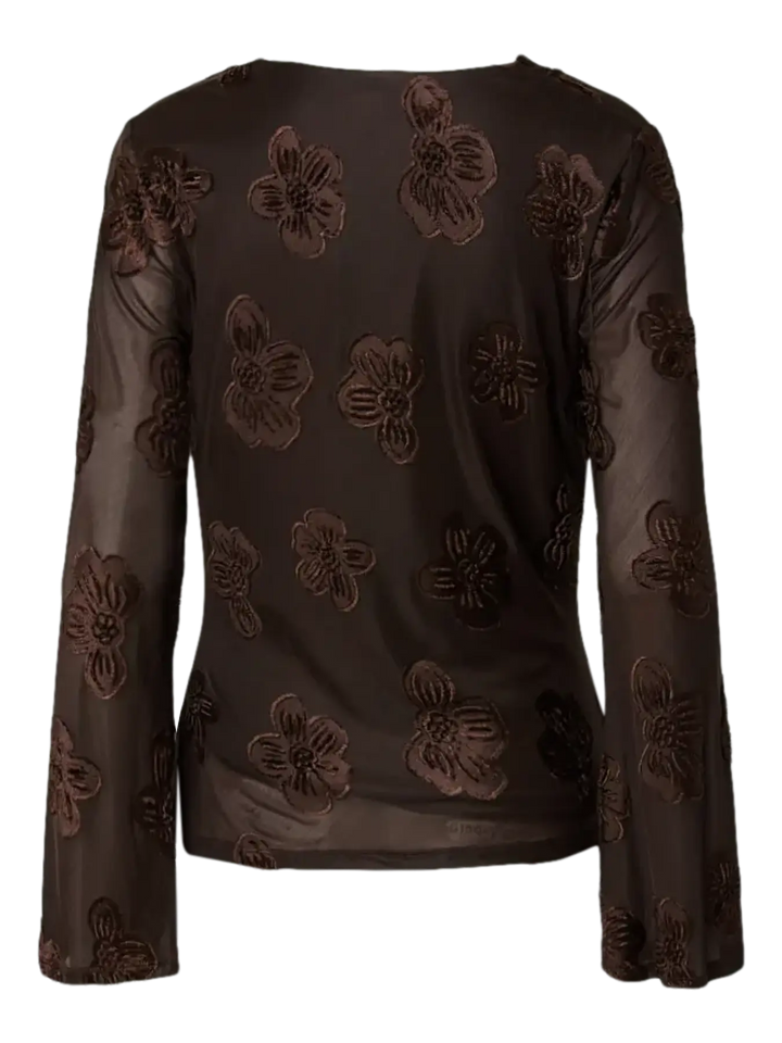 Yasseraphine Ls Top S. - Show - Chocolate Brown