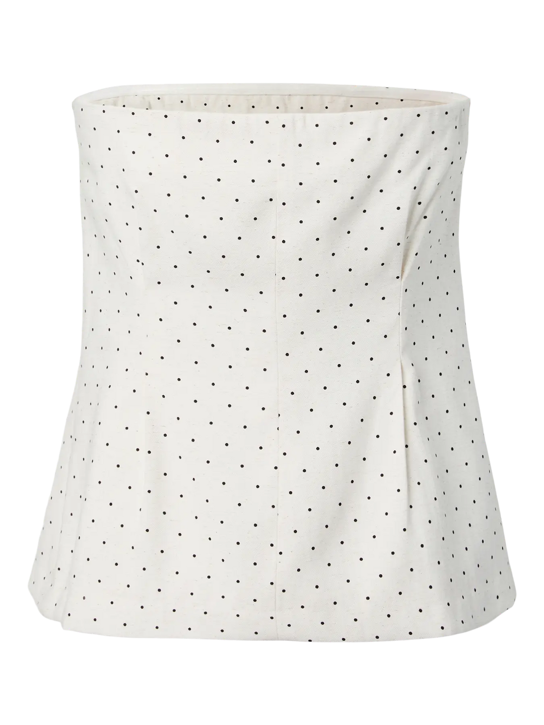 Yasdotly Corsage Top - Star White W. Black Dots