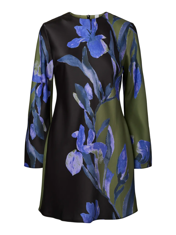 Yasetira Ls Dress S. - Black Etira Print