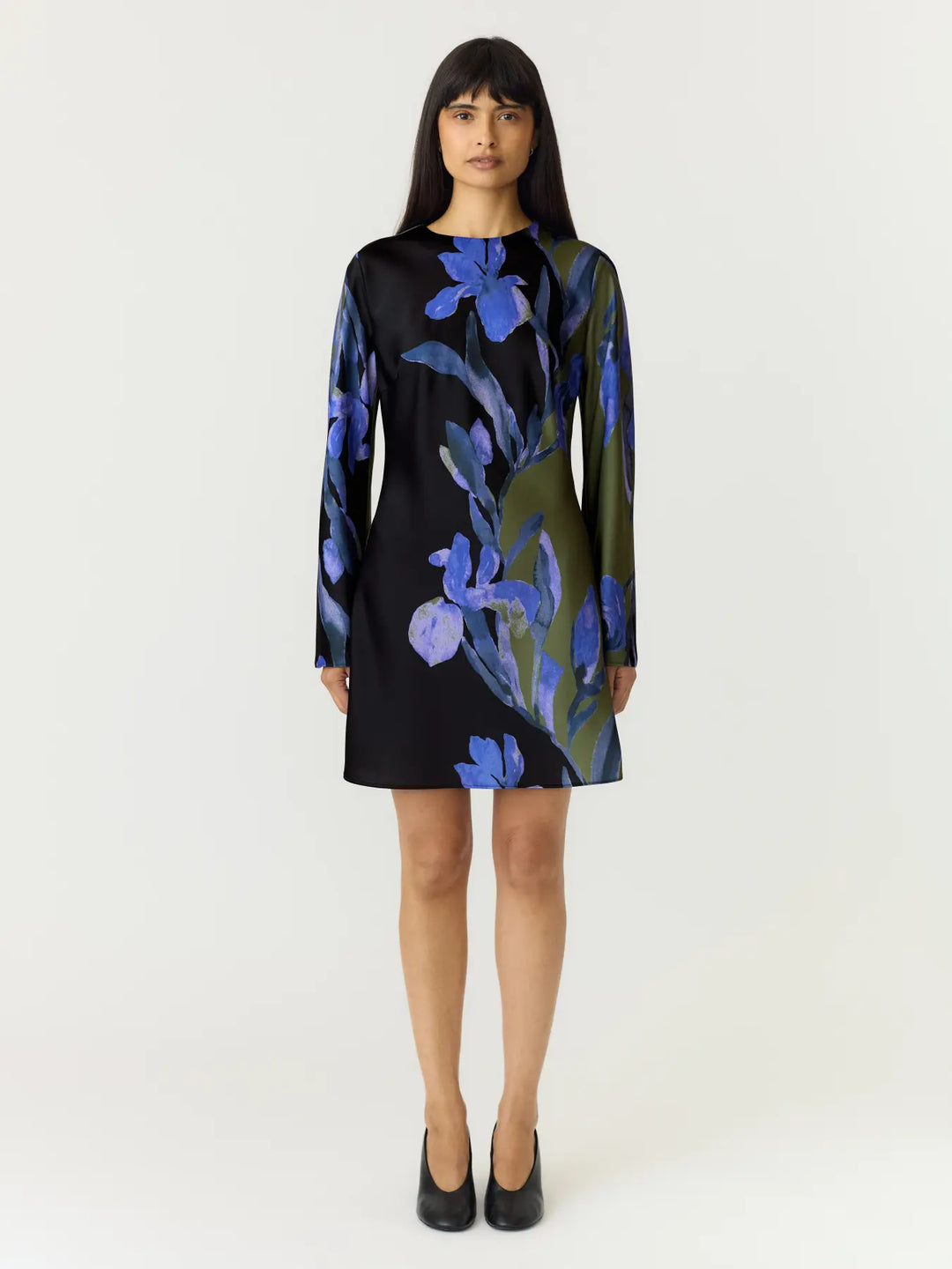 Yasetira Ls Dress S. - Black Etira Print