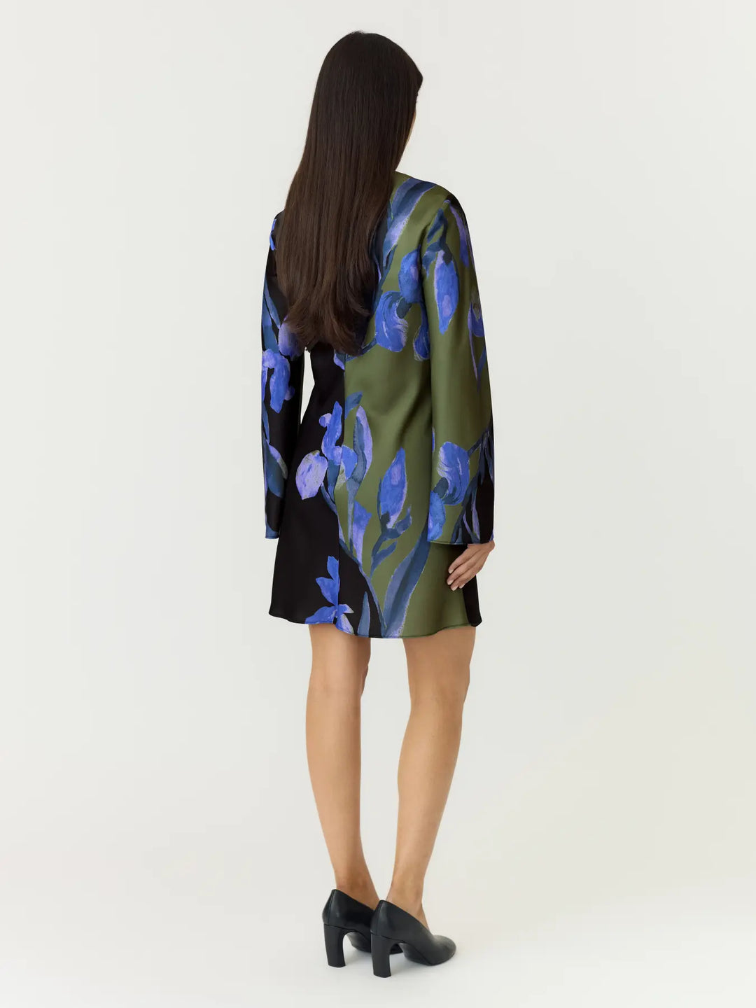 Yasetira Ls Dress S. - Black Etira Print