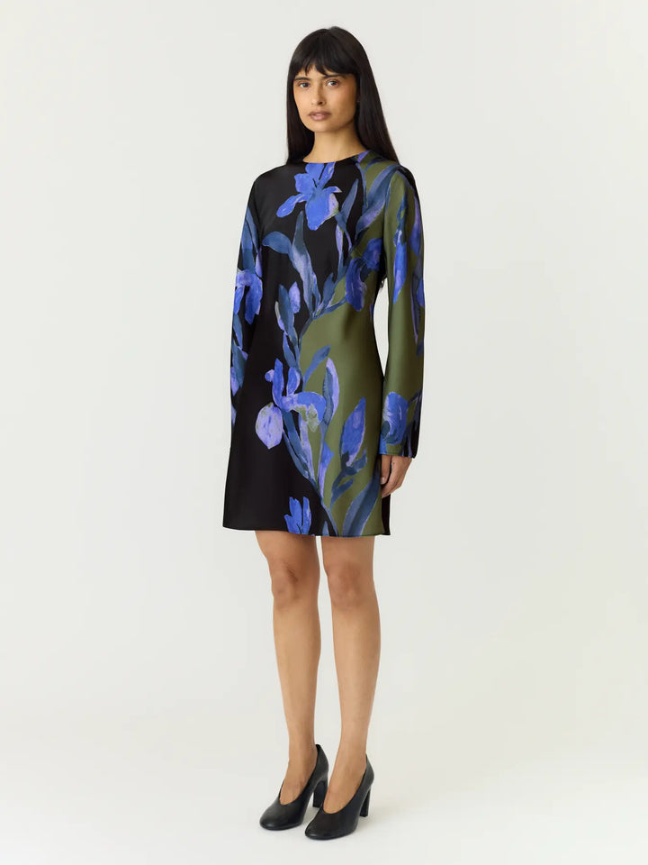 Yasetira Ls Dress S. - Black Etira Print