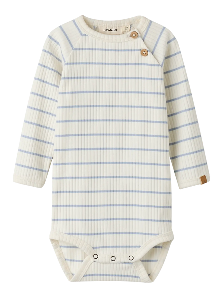 Nbmkail Ls Slim Body Lil Noos - Coconut Milk Zen Blue