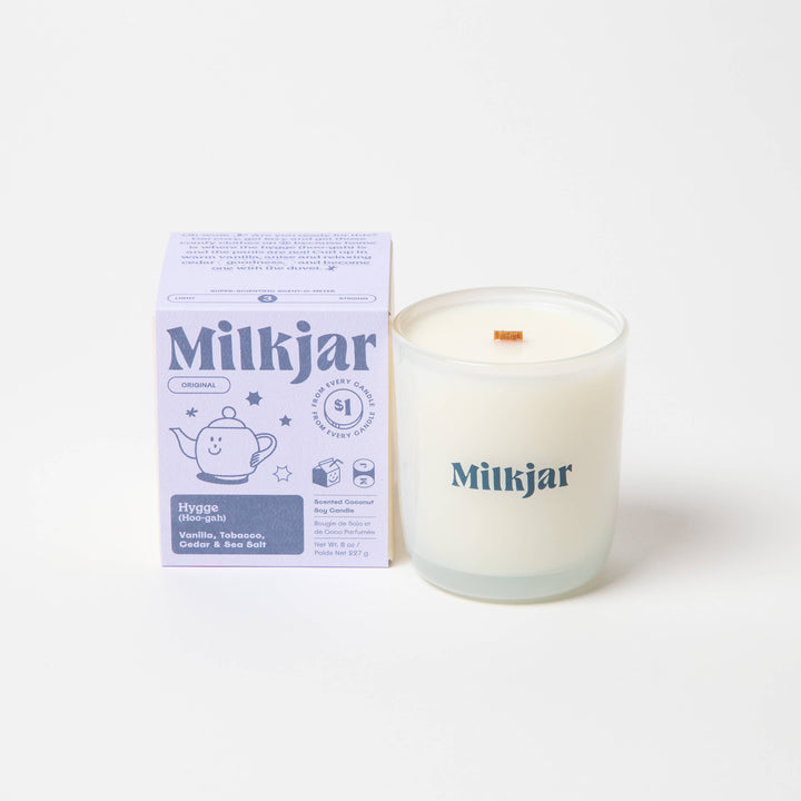 Hygge - Vanilla, Tobacco &amp; Cedar - Coconut Soy Candle