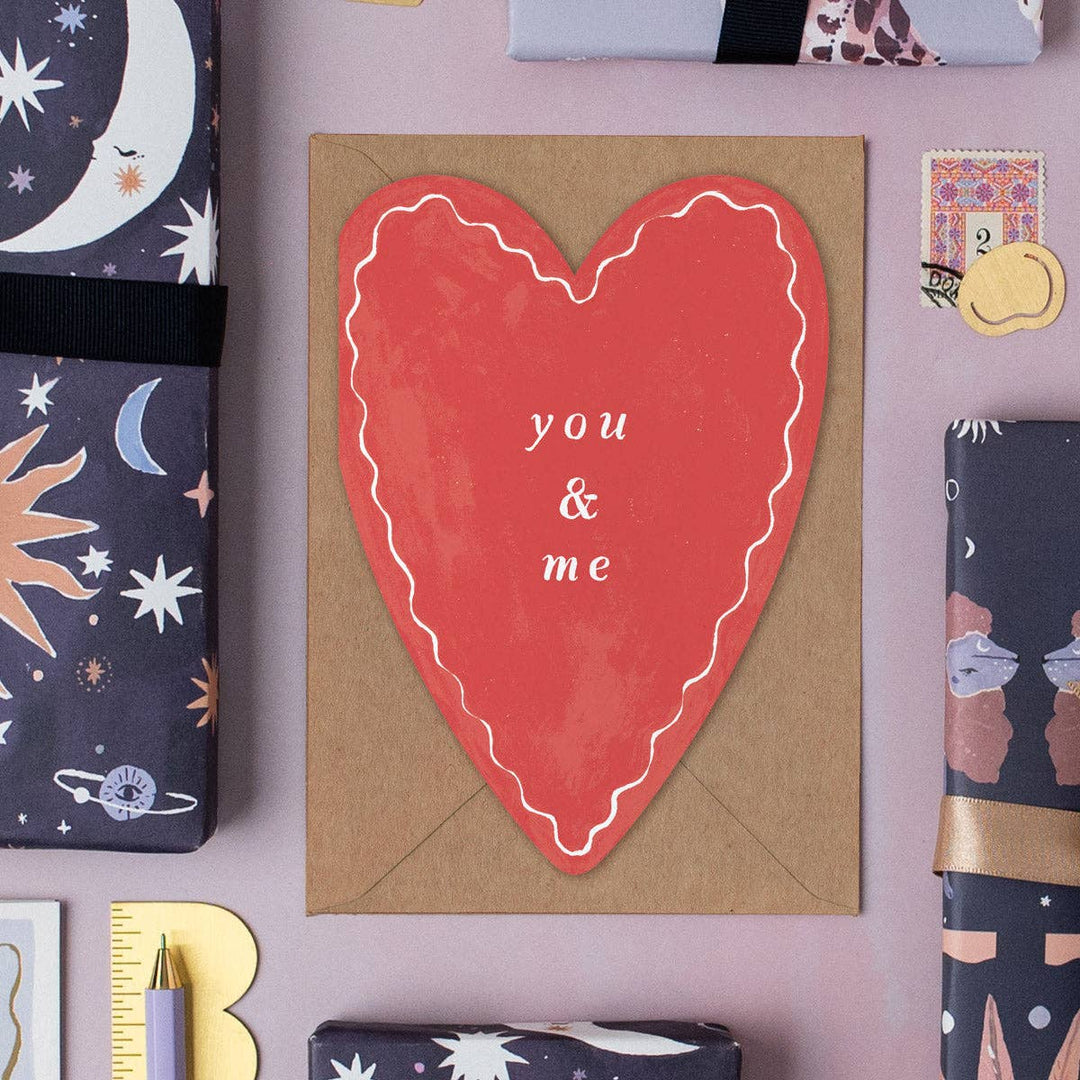 You &amp; Me Heart - Kort