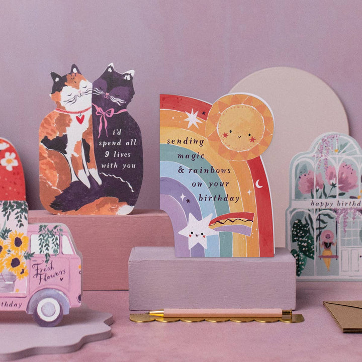 Rainbow - Bursdagskort