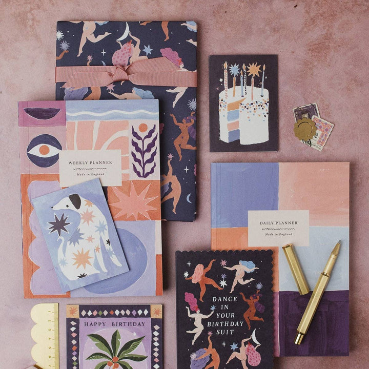 Studio Abstract - Undated Weekly Planner