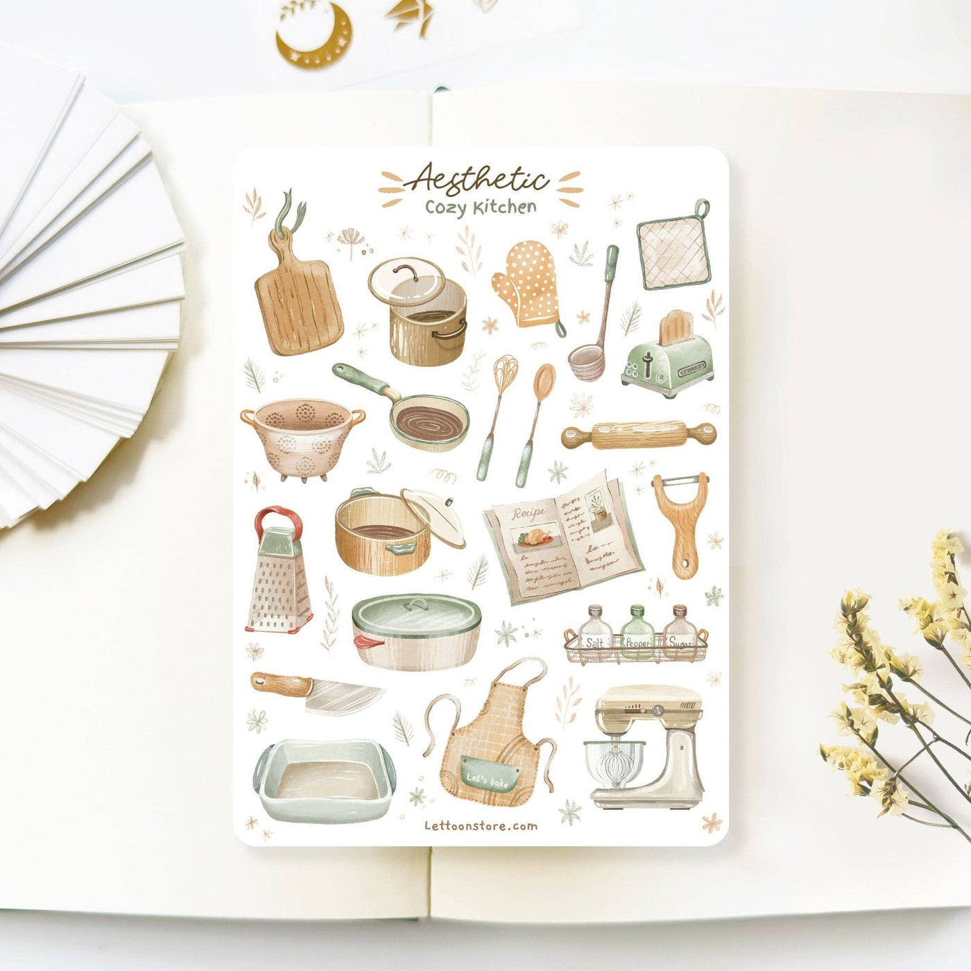 Aesthetic Cozy Kitchen | Klistremerker