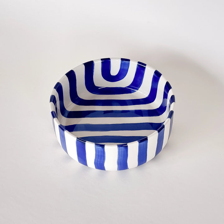 Stripes bolle - mare blue