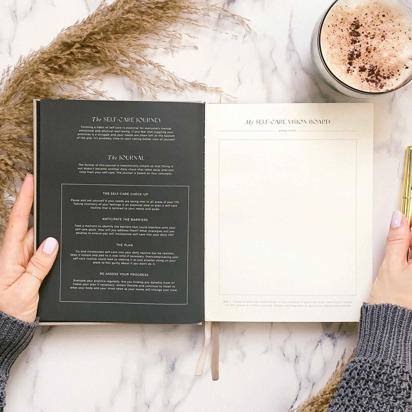 My Daily Self-Care intentions and gratitude journal