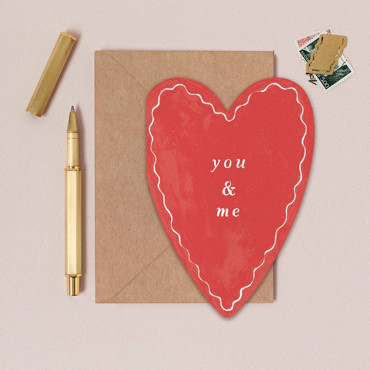 You &amp; Me Heart - Kort