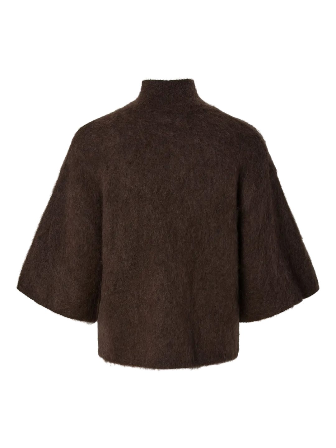 Yastilde 2/4 Mohair Blend Knit Pullover - Mole Melange