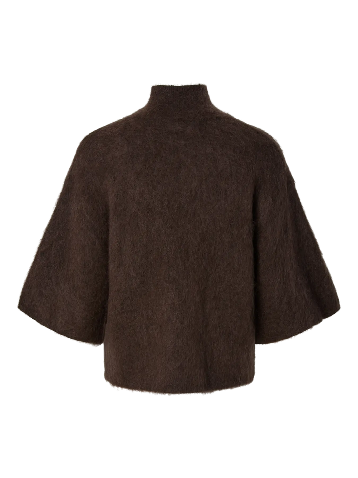 Yastilde 2/4 Mohair Blend Knit Pullover - Mole Melange