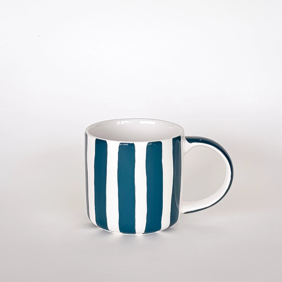 Stripes kopp - gentle green