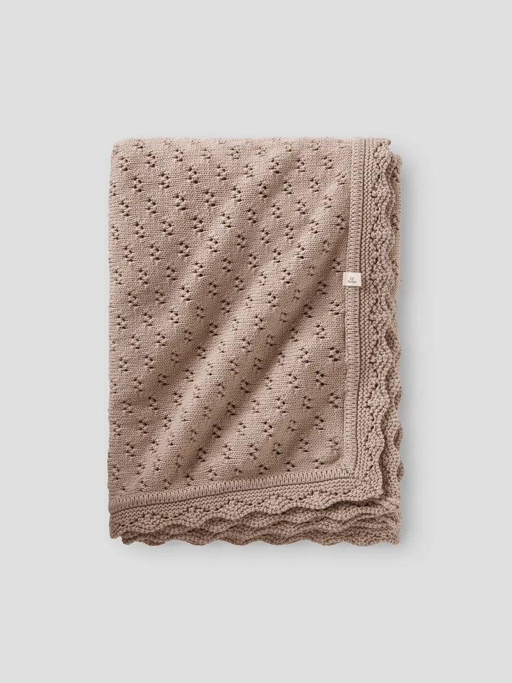 Nbnnilio Knit Blanket Lil - Oxford Tan Melange