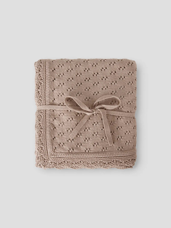 Nbnnilio Knit Blanket Lil - Oxford Tan Melange