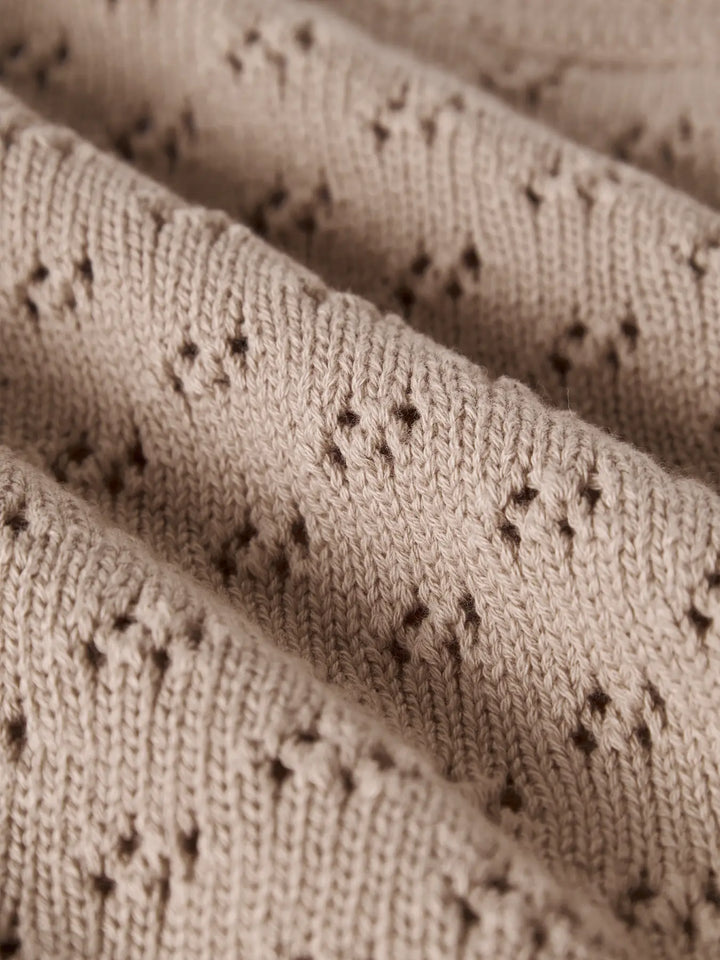 Nbnnilio Knit Blanket Lil - Oxford Tan Melange