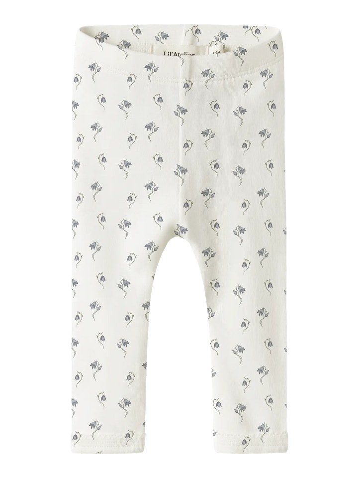 Nbfgayo Sag Slim Leggings Lil - Coconut Milk Bell Flower