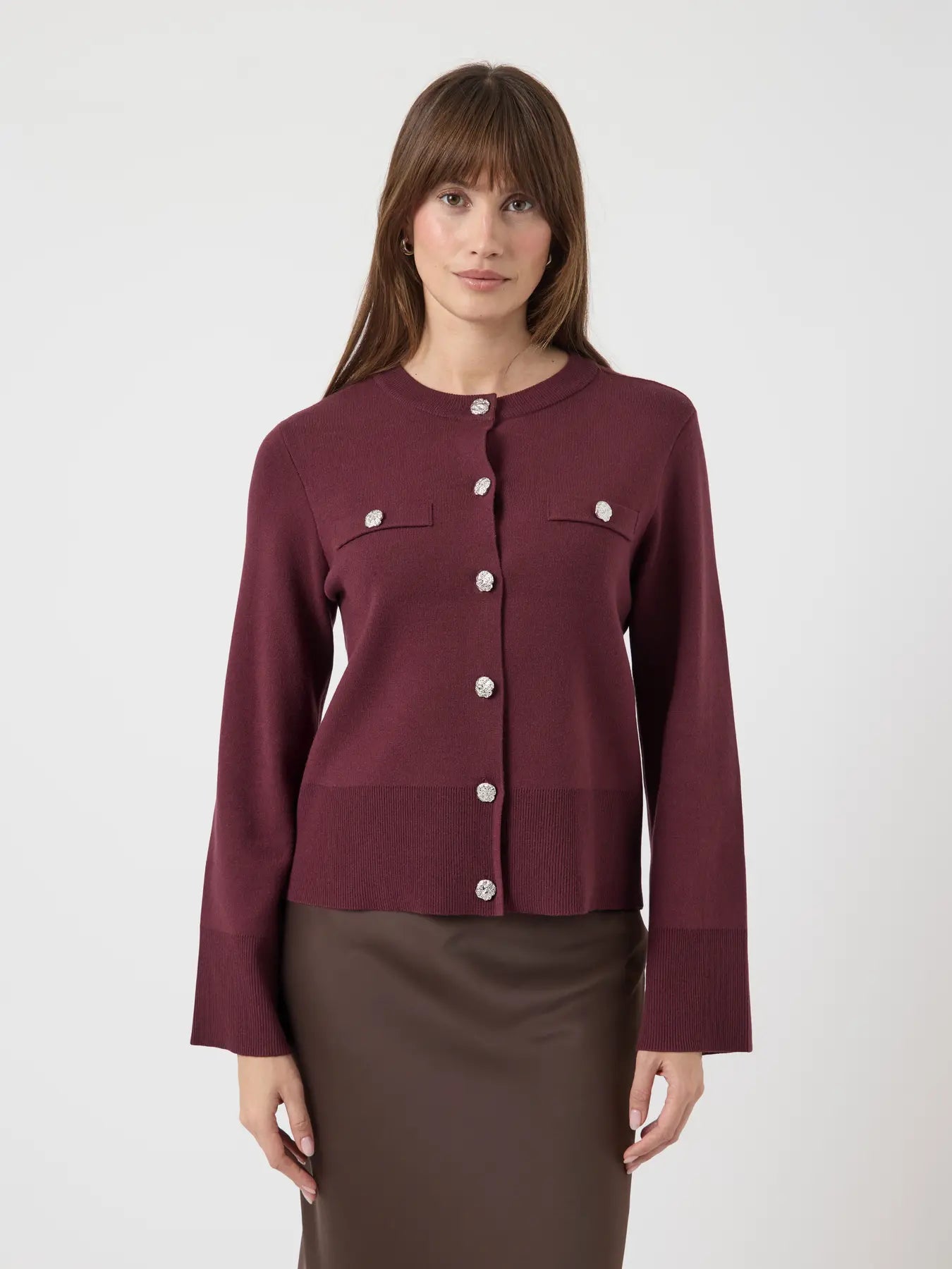 YASPimi Ls Knit Cardigan S.
