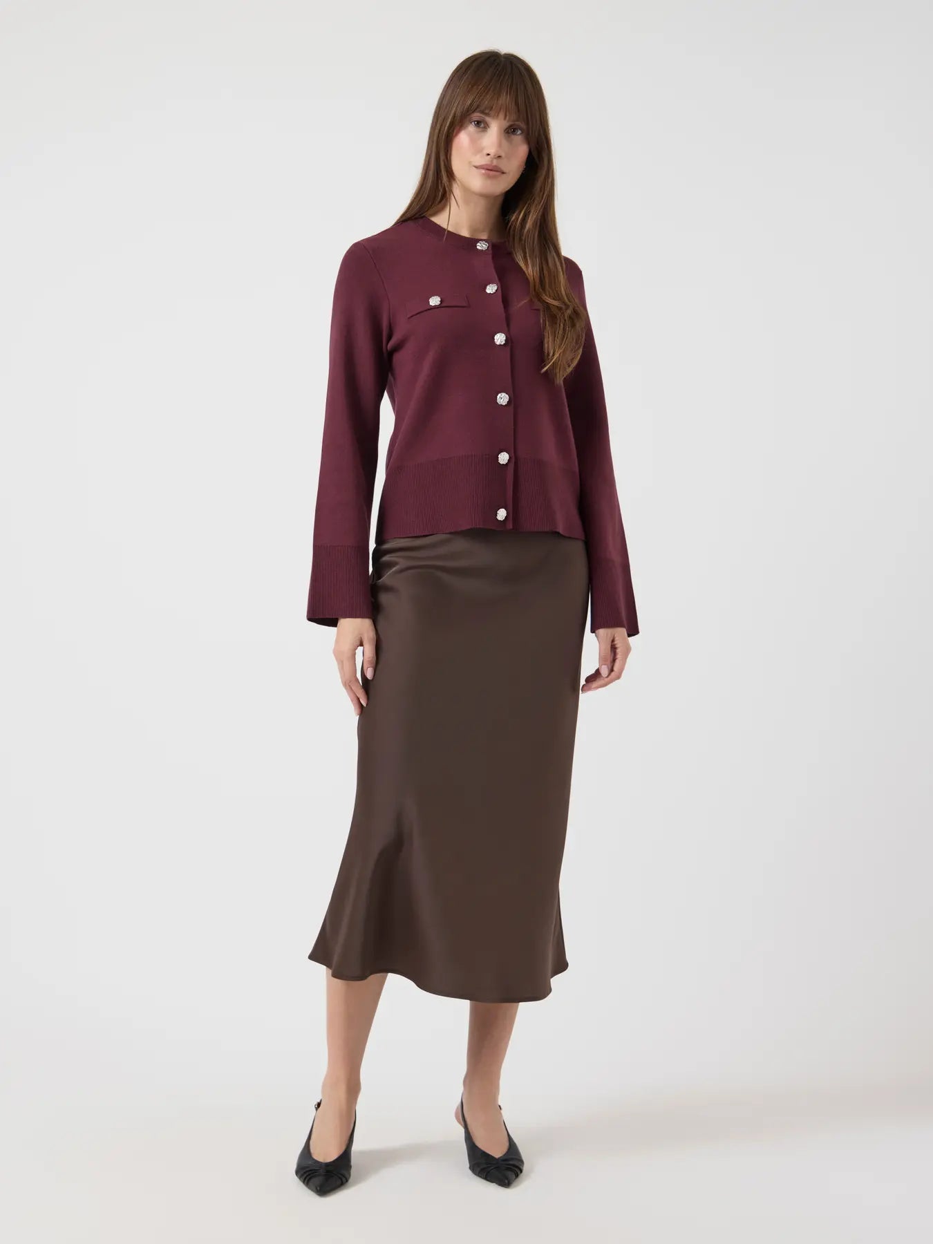 YASPimi Ls Knit Cardigan S.