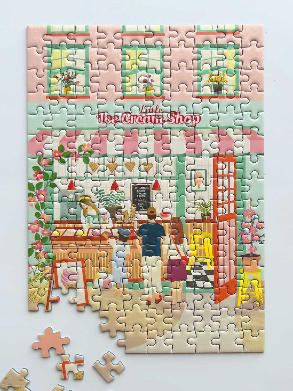 Little Ice Cream Shop- Puslespill med 150 brikker