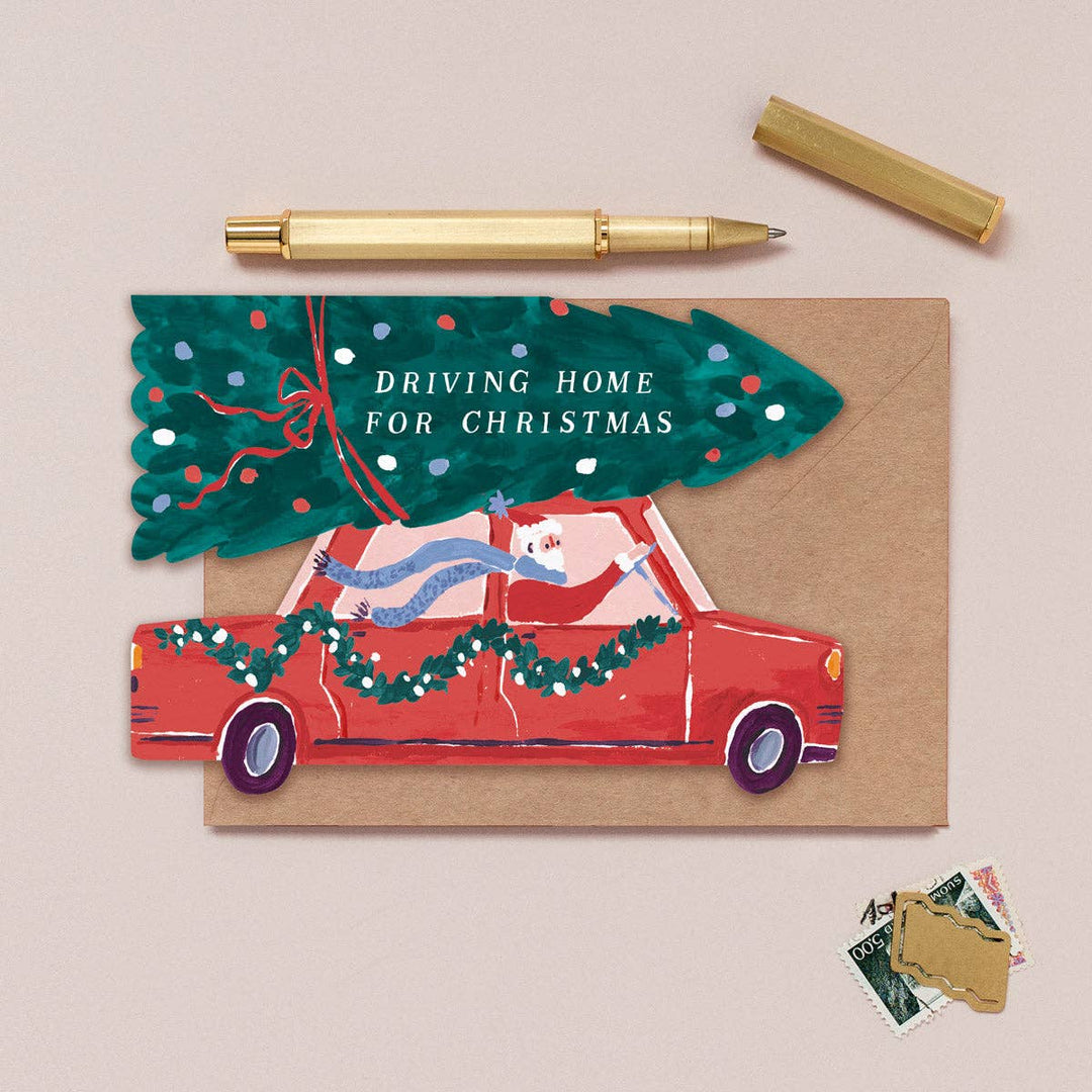 Driving Home For Christmas - Julekort
