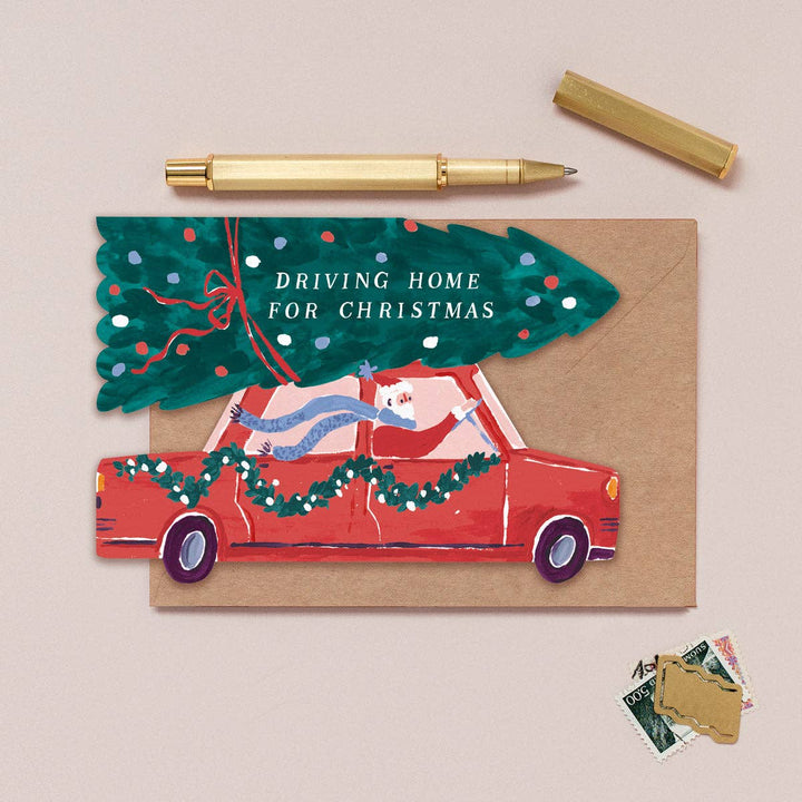 Driving Home For Christmas - Julekort