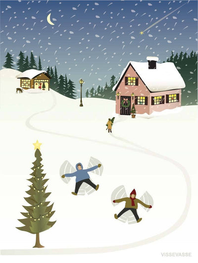 Snow Angels - Lite Julekort