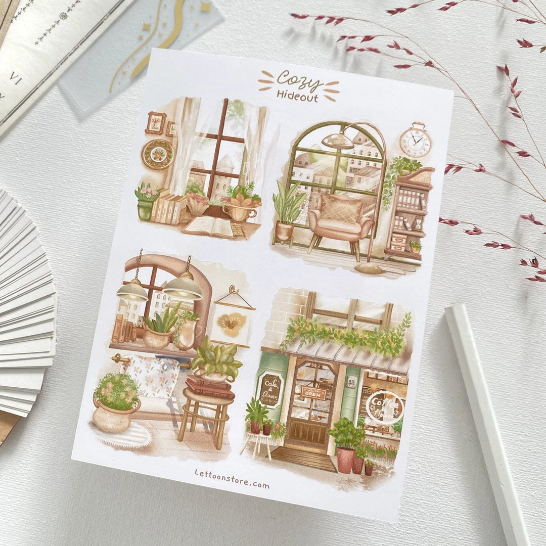 Cozy Hideout | Klistremerker