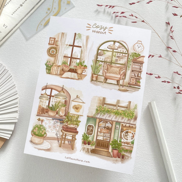 Cozy Hideout | Klistremerker