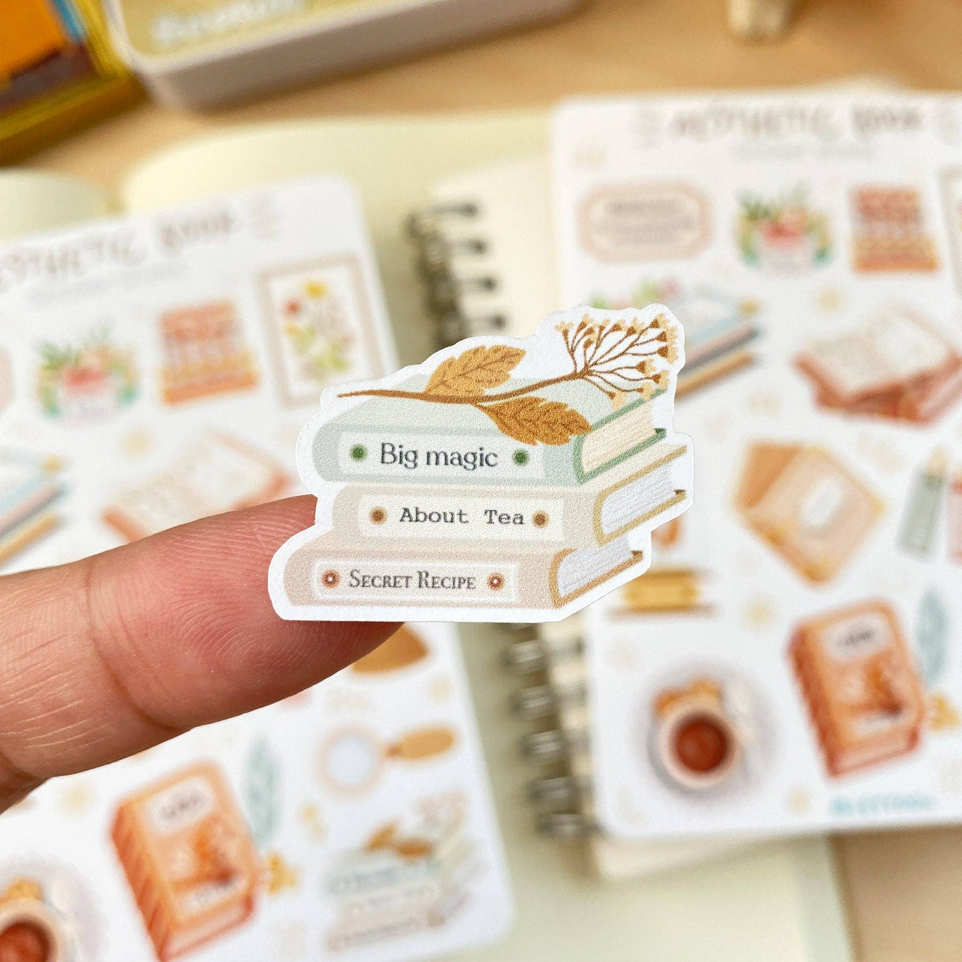 Aesthetic Book | Klistremerker