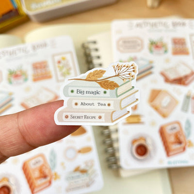 Aesthetic Book | Klistremerker