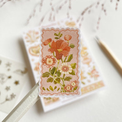 Romantic Flower | Klistremerker