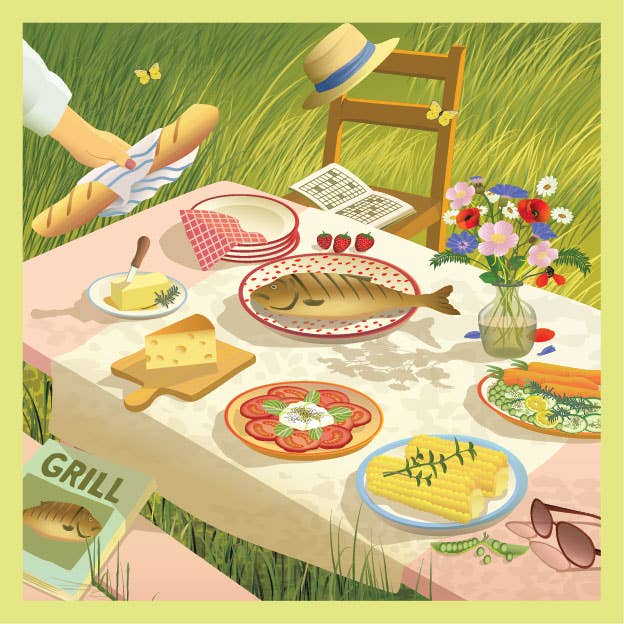 SUMMER TABLE &amp; ME - Puslespill med 500 brikker