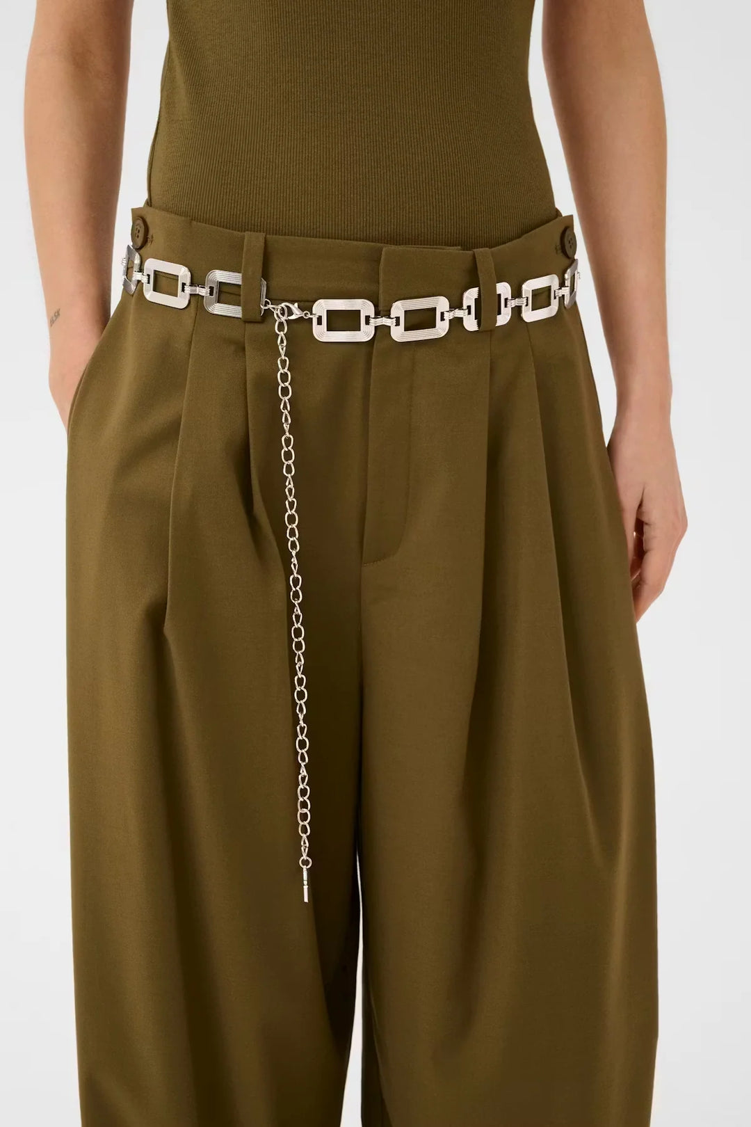 GZchannie chain belt - Silver