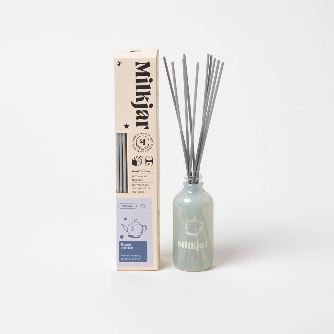 Hygge - Vanilla, Tobacco &amp; Sea Salt - 4 oz Reed Diffuser