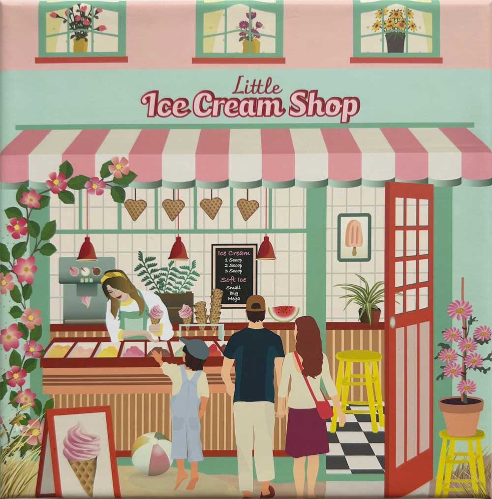 Little Ice Cream Shop- Puslespill med 150 brikker