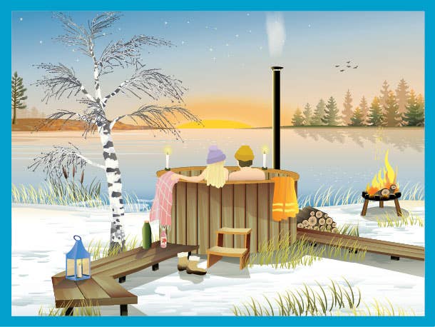 WINTER - Puslespill med 300 brikker