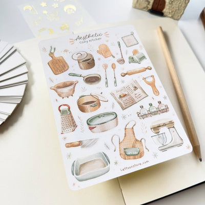 Aesthetic Cozy Kitchen | Klistremerker