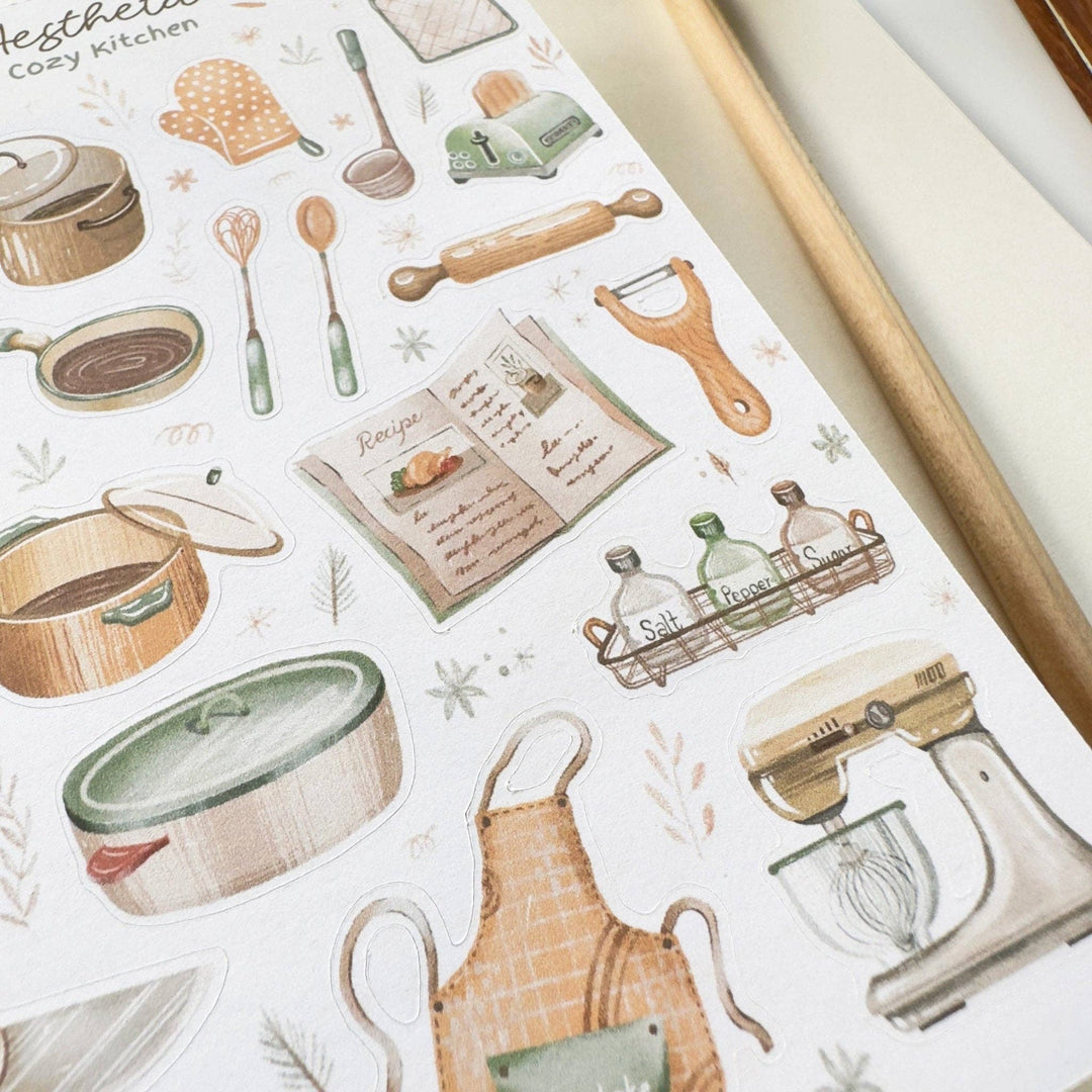 Aesthetic Cozy Kitchen | Klistremerker