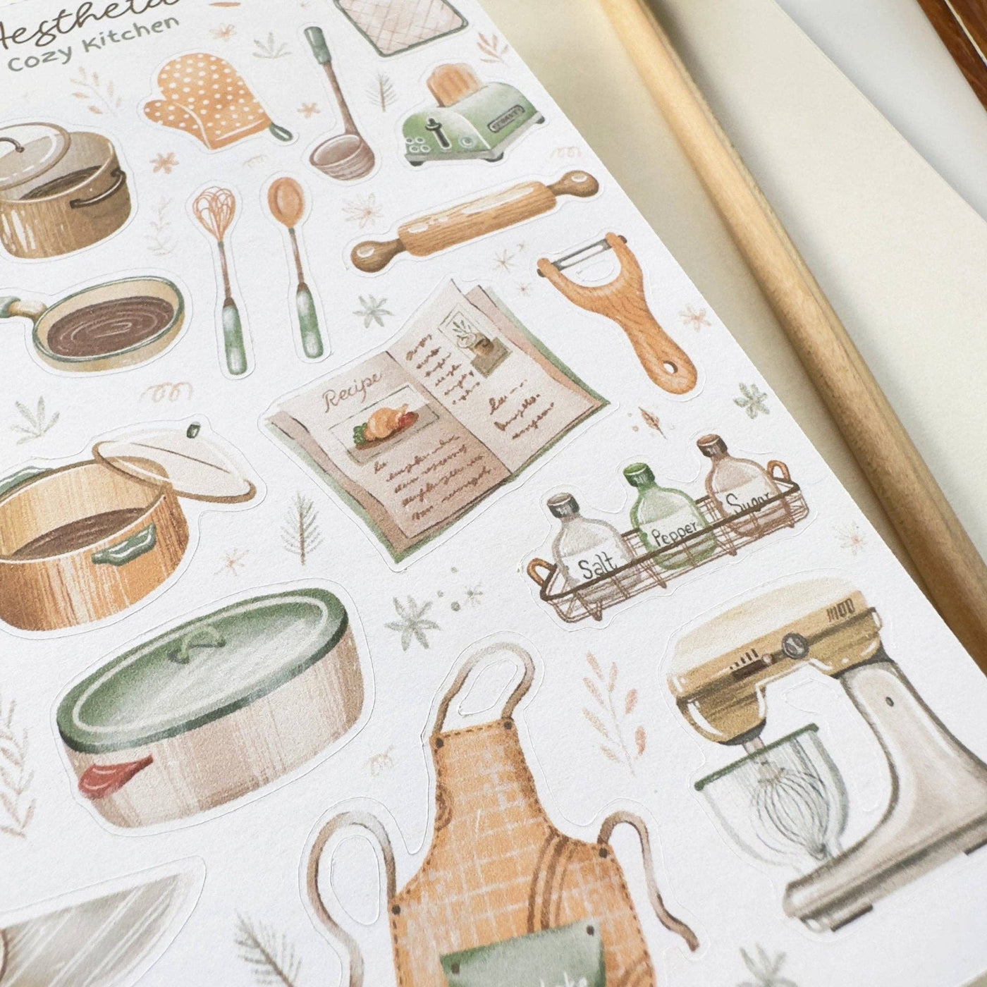 Aesthetic Cozy Kitchen | Klistremerker