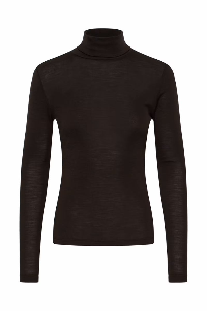 GZninia wool rollneck - Chocolate Torte