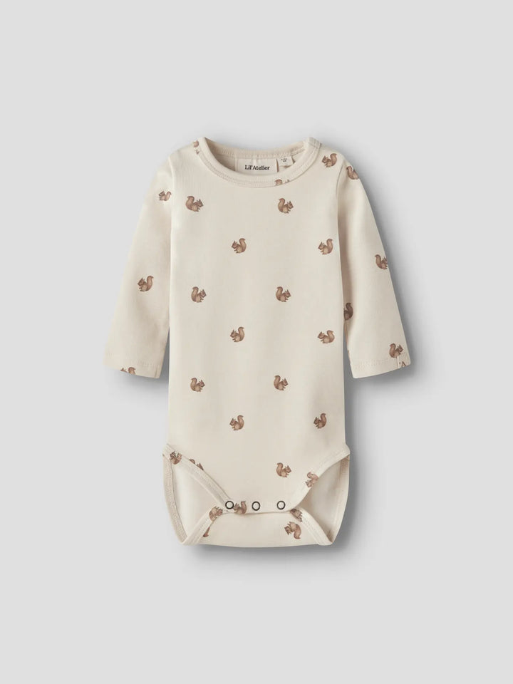 Nbnlayo Kim Ls Slim Body Lil Noos - Turtledove Squirrel